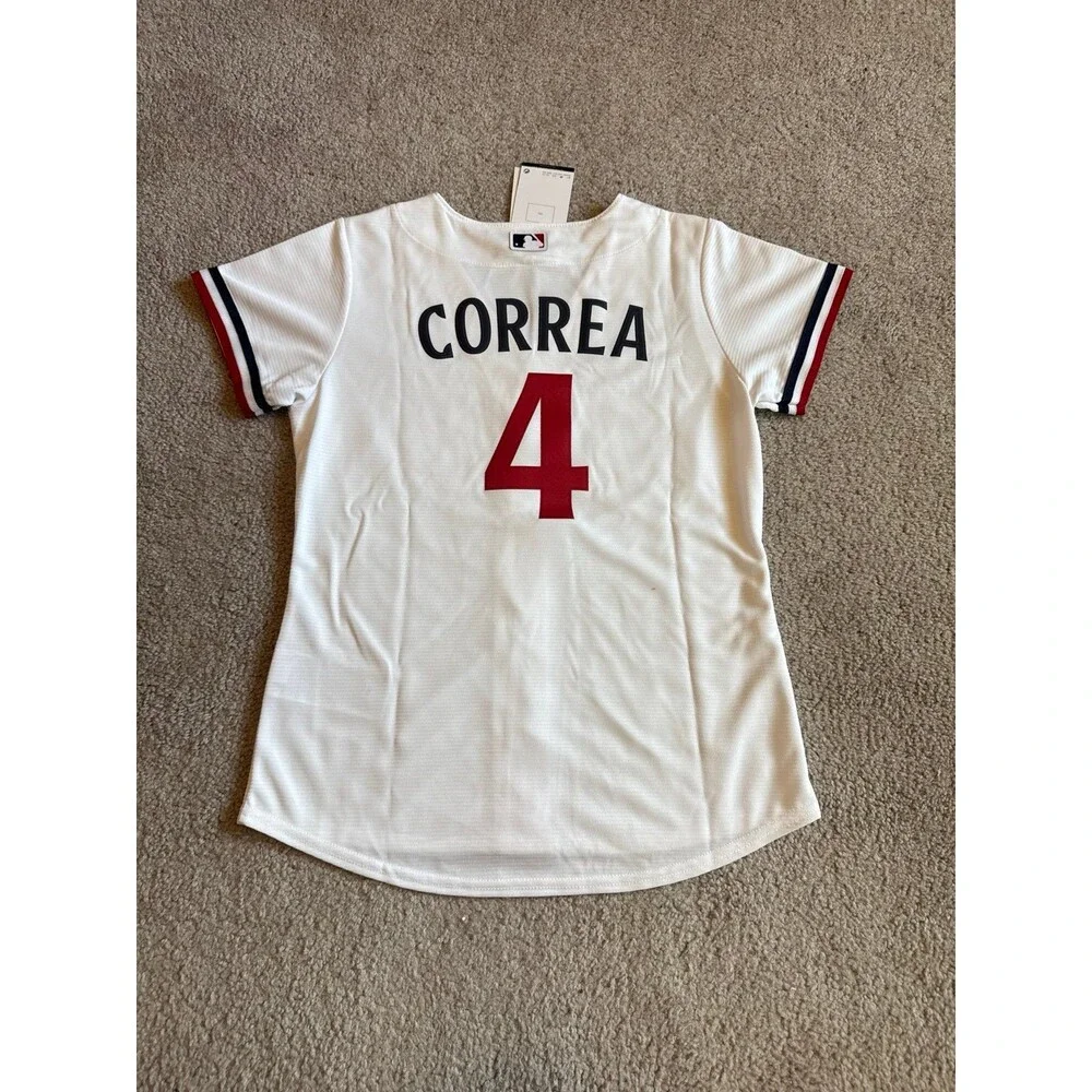 Carlos Correa Minnesota Twins Nike NWT Women’s Baseball Jersey Size Small